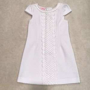 White Lilly Pulitzer Girls Dress